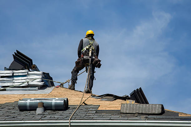 Professional Gutter Installation technician working in Jackson, OH